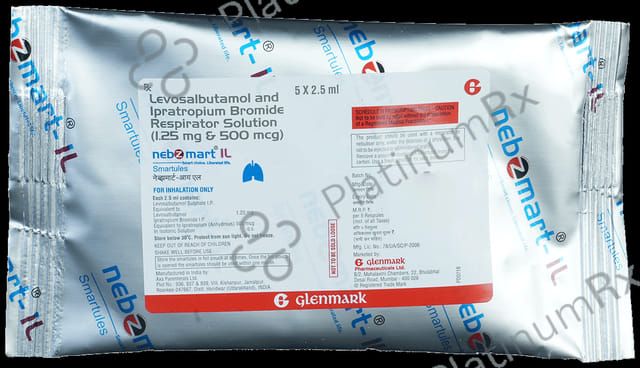 Nebzmart IL 1.25mg/500mcg Smartules Respules 5X2.5ml