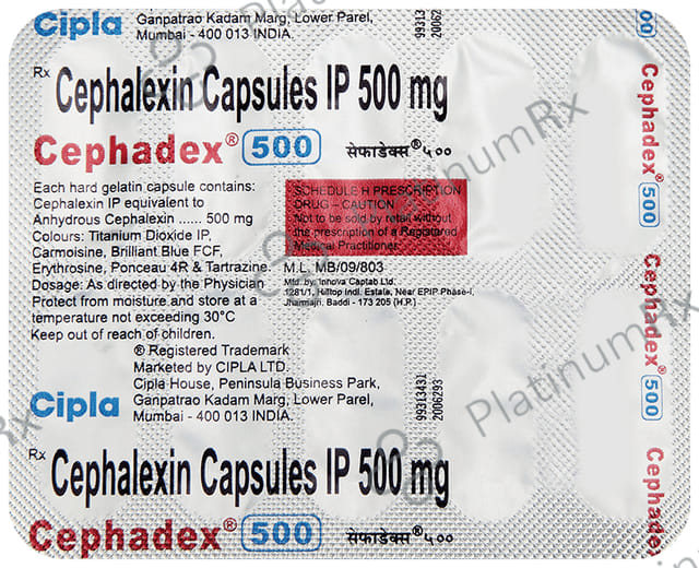 Cephadex 500mg Capsule 10s