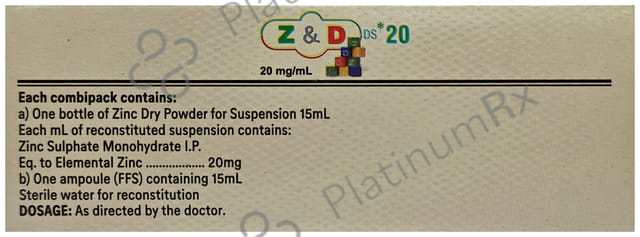 Z&D 20mg Dry Syrup 15ml