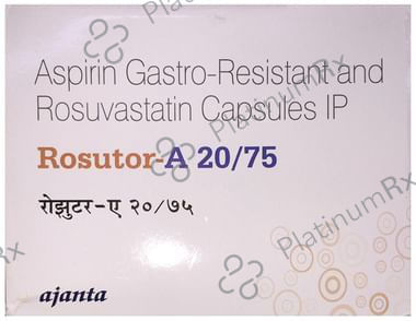 Rosutor A 20/75mg Capsule 20s