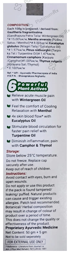 ZIXA Strong Fast Acting Pain Relief Gel - Dual action - Heals Back Pain, Muscle Pain, Knee Pain, Joint Pain (50gm Each) 2 Tubes