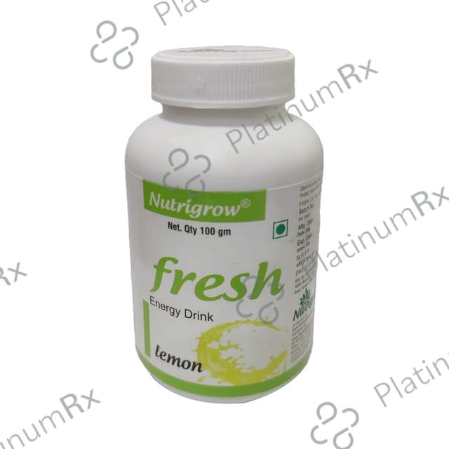 Nutrigrow Fresh Energy Drink Powder Lemon