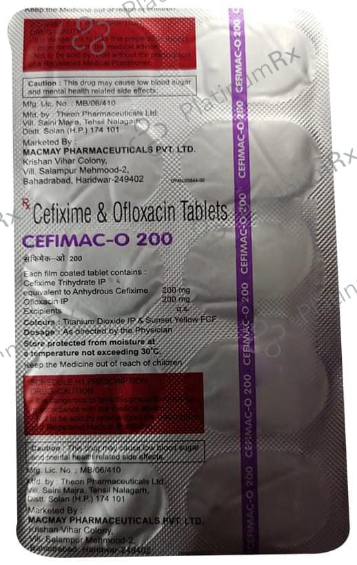Cefimac-O 200 Tablet