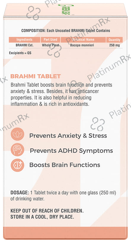 Green Leaf Brahmi Vegetarian Tablet