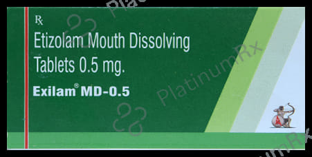 Exilam MD 0.5mg Tablet 10s