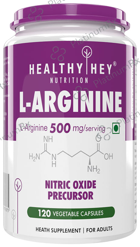 HealthyHey L-Arginine Vegetable Capsule