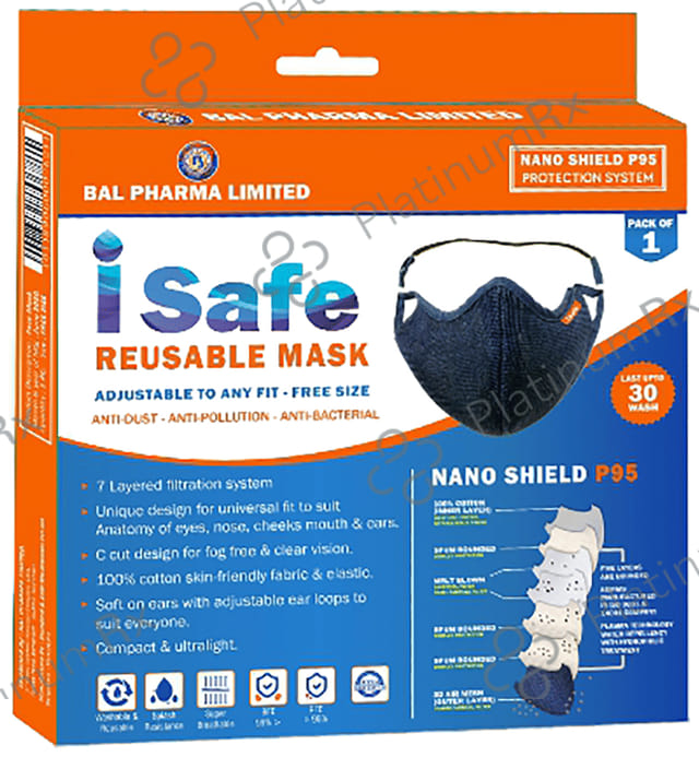 i Safe Nano Shield P95 Reusable Mask 1 Mask