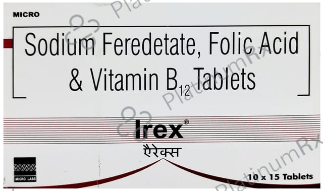 Irex 15mcg/33/1.5mg Tablet 15s