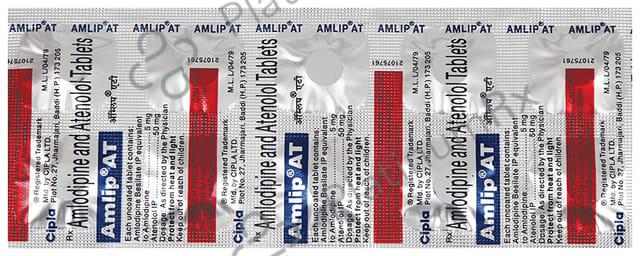 Amlip AT 5/50mg Tablet 10s