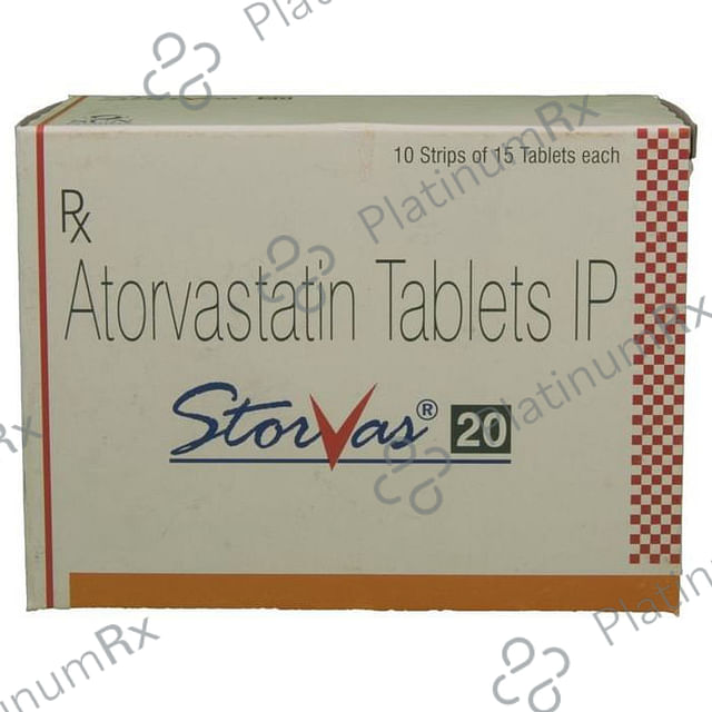 Storvas 20mg Tablet 15s
