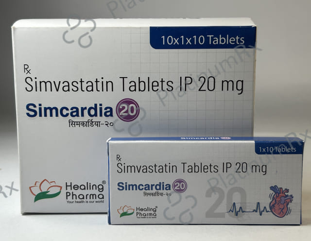 Simcardia 20mg Tablet 10s