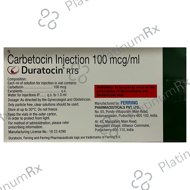 Duratocin RTS Injection