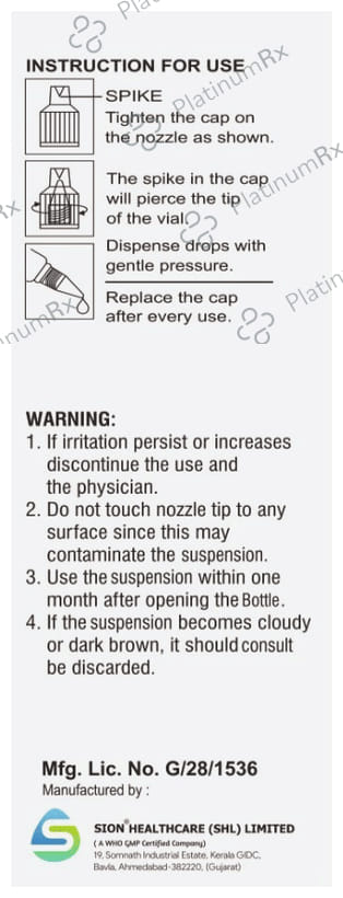 Moxihoc LP Eye Drop BAK Free 10ml