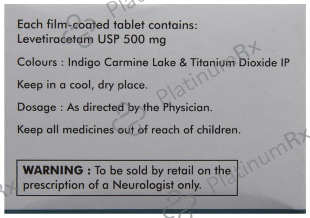 Levacetam 500mg Tablet 10s