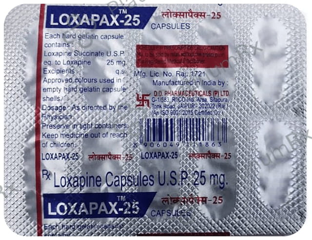Loxapax 25mg Capsule