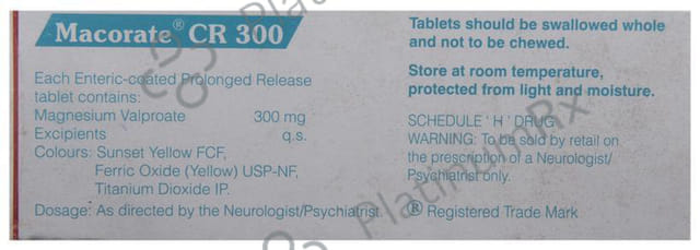 Macorate CR 300mg Tablet 10s