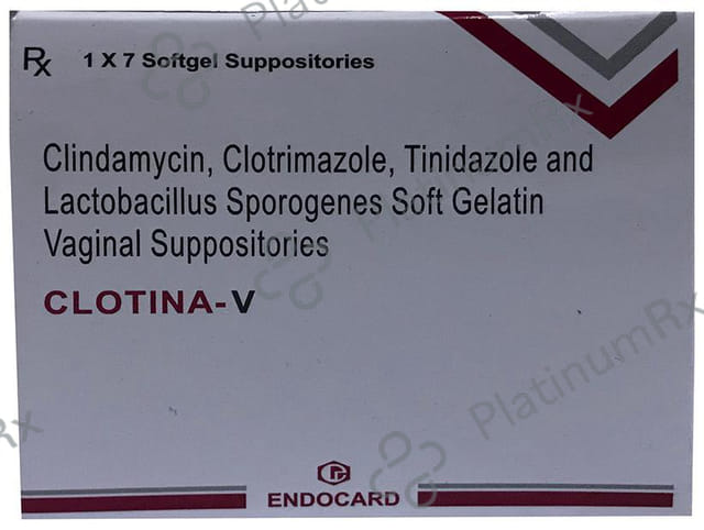 Clotina-V Vaginal Suppository 7 Vaginal Suppository