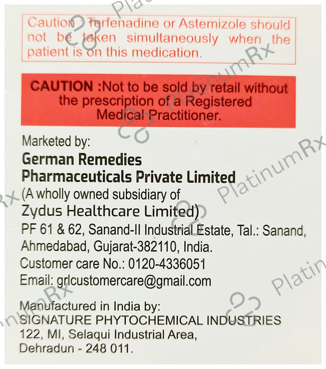Zyitra 100mg Capsule 10s