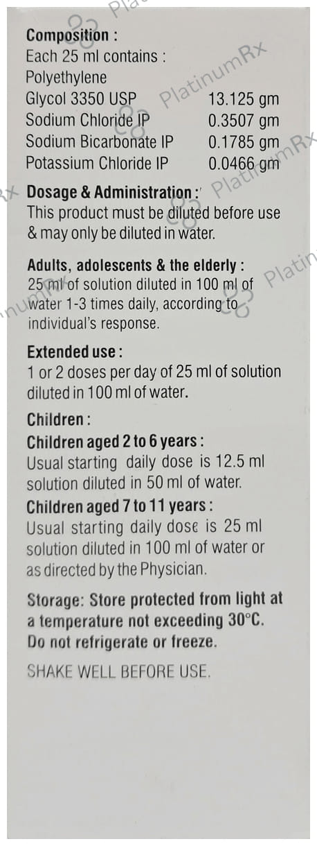 Gutwash Oral Solution Sugar Free