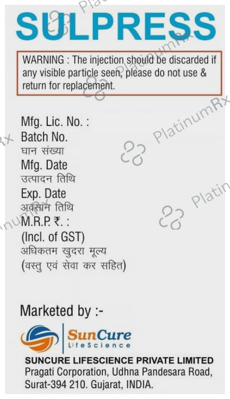 Sulpress Injection