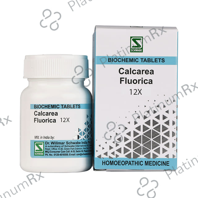 Dr Willmar Schwabe India Calcarea Fluorica Biochemic Tablet 12X 25 gm