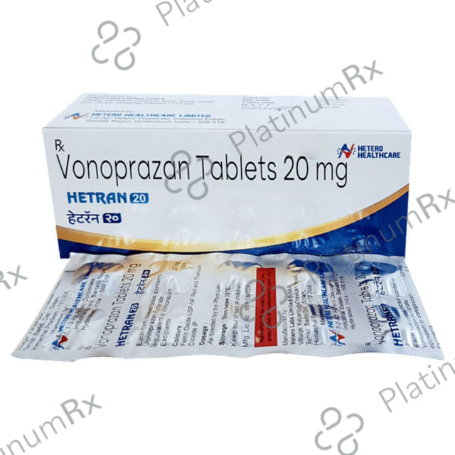 Hetran 20mg Tablet 10s