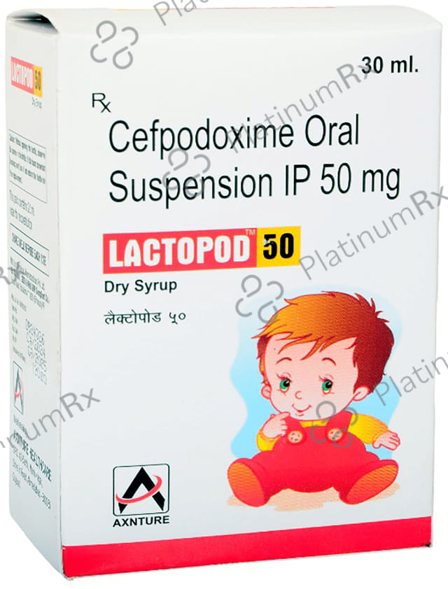 Lactopod 50mg Dry Syrup 30ml