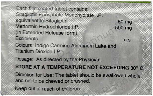 Sitaxa M XR 50/500mg Tablet 10s