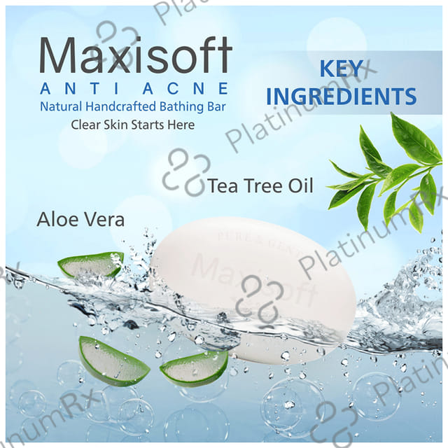 Maxisoft Antiacne Natural Handcrafted Bar 75gm