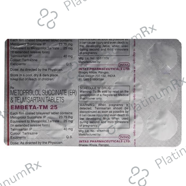 Embeta TM 25mg Tablet ER 15s