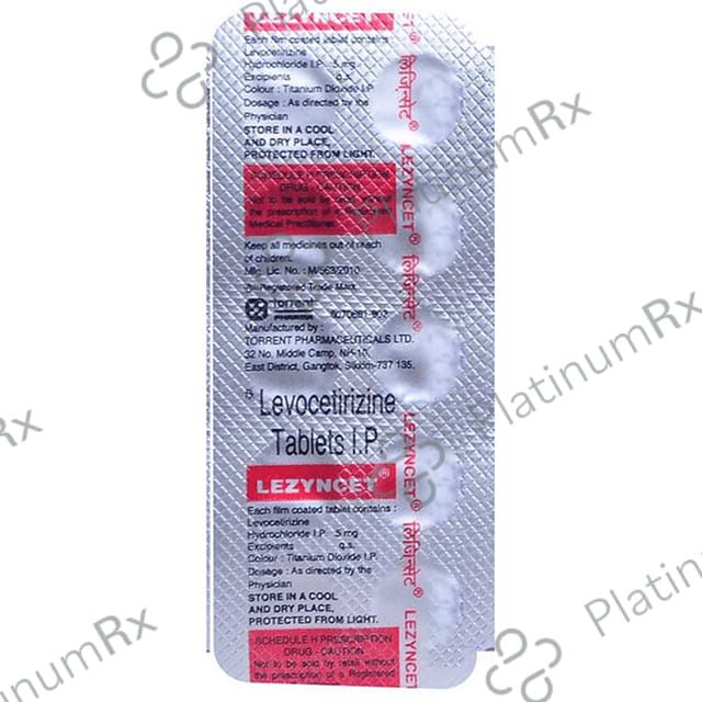 Lezyncet 5mg Tablet 10s