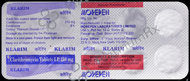 Klarim 250mg Tablet
