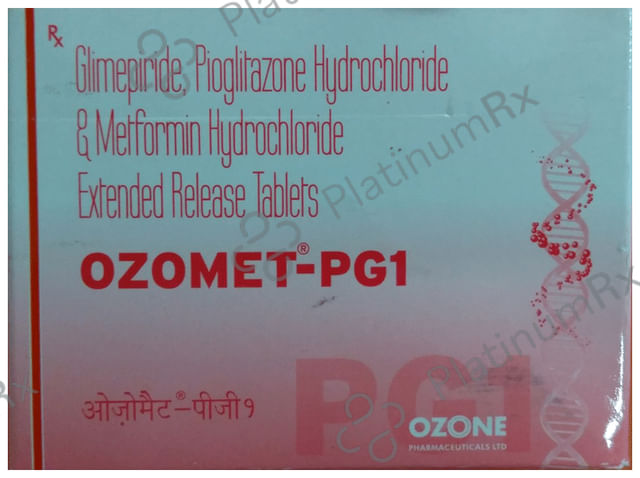 Ozomet PG 1/500/15mg Tablet 15s