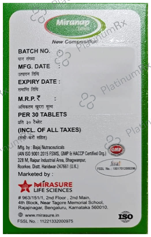 Miranap Tablet 30s