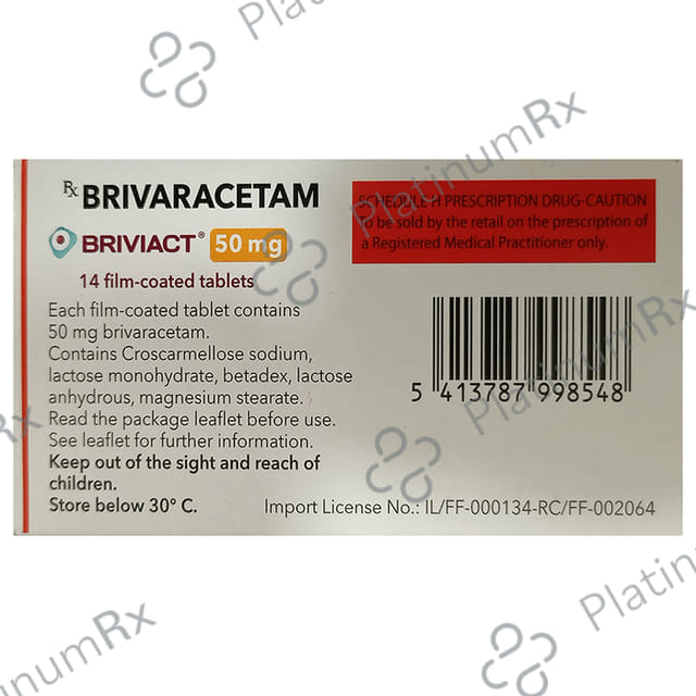 Briviact 50mg Tablet