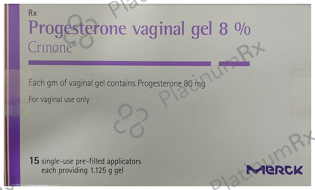 Crinone 8% Vaginal gel 1.125gm