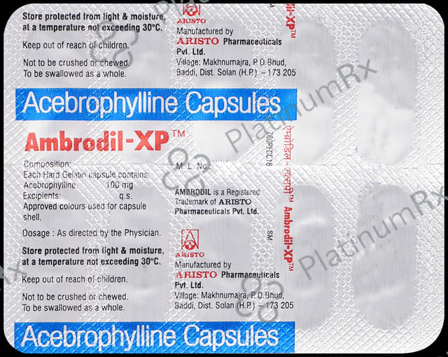 Ambrodil XP 100mg Capsule 10s