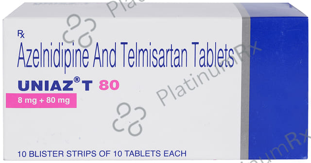 Uniaz T 80/8mg Tablet 10s