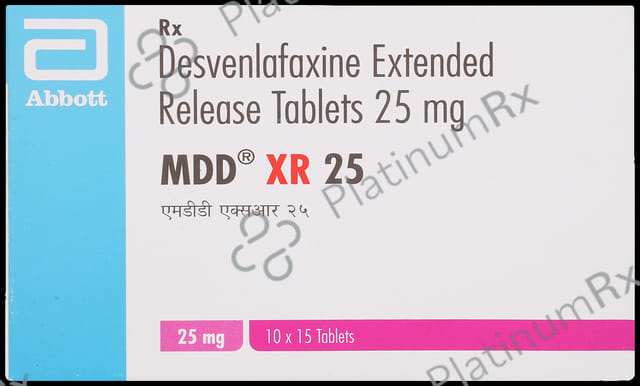 MDD XR 25mg Tablet ER 15s