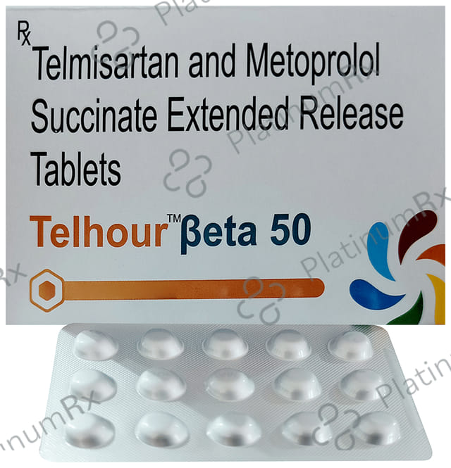 Telhour Beta 50/40mg Tablet 15s