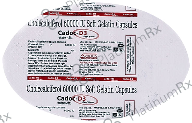 Cadoc-D3 SoftgelCapsule