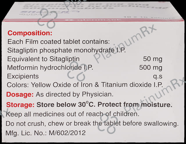 Sitazit M 50/500mg Tablet 10s