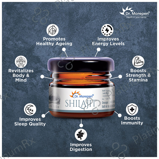 Dr. Morepen Natural & Pure Shilajit Resin Form