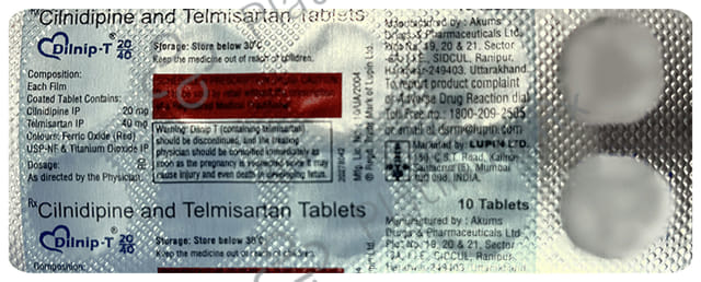 Dilnip T 20/40mg Tablet 10s