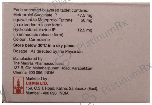 Starpress H 50/12.5mg XL Tablet 10s