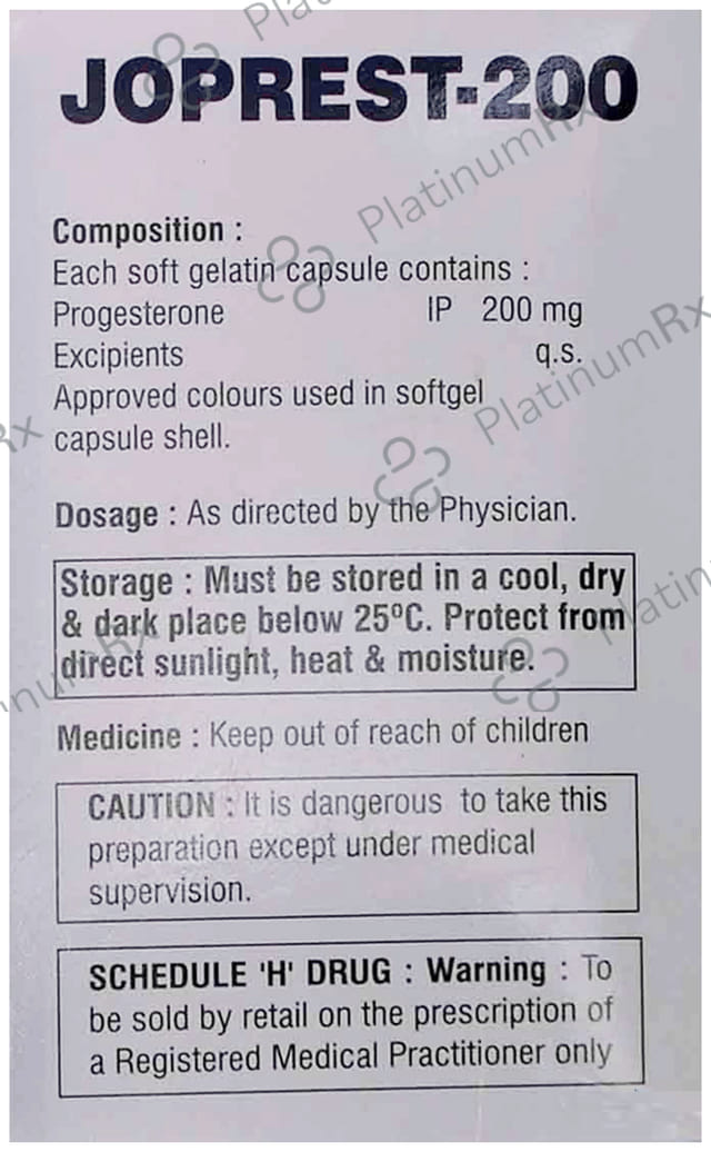 Joprest 200 Softgel Capsules