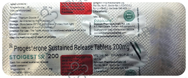 Stoigest SR 200mg Tablet 10s