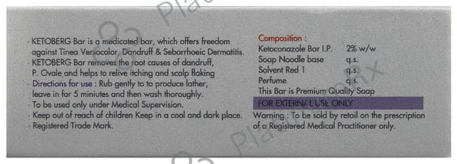 Ketoberg Soap 75 Soap 75gm