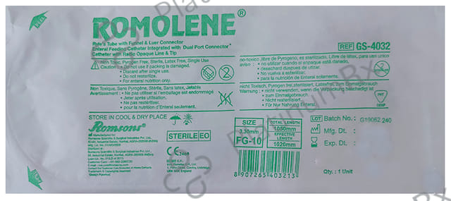 Romsons Romolene GS 4032 Ryles Tube FG 10 1s