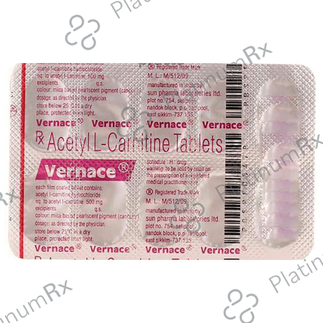 Vernace 500mg Tablet 10s